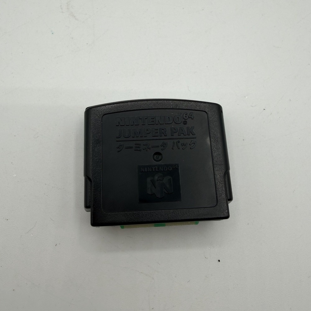 Nintendo 64 N64 Jumper Pak Pack OEM‎ Authentic NUS-008 Black Official Tested